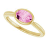 Lab-Grown Pink Sapphire | Oval | 7 x 5mm