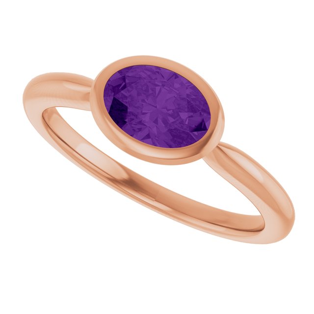 Natural Amethyst | Oval | 7 x 5mm