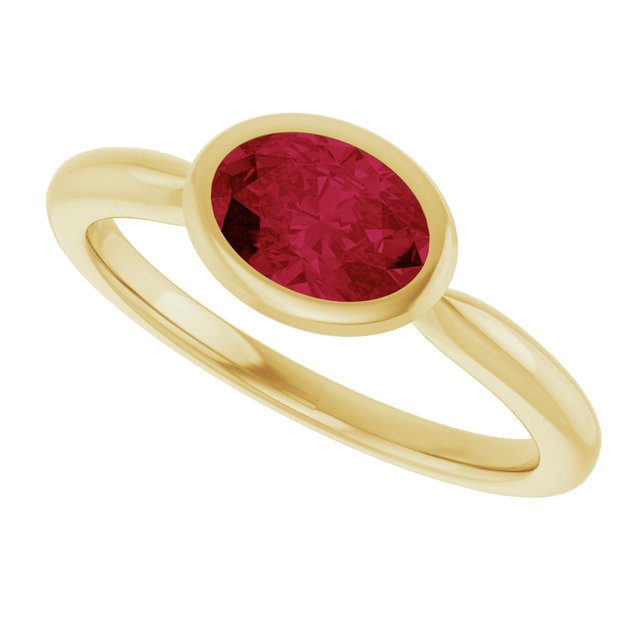 Lab-Grown Ruby | Oval | 7 x 5mm