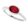 Lab-Grown Ruby | Oval | 7 x 5mm