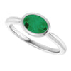 Lab-Grown Emerald | Oval | 7 x 5mm