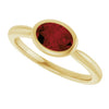 Natural Mozambique Garnet | Oval | 7 x 5mm