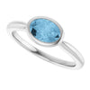 Natural Sky Blue Topaz | Oval | 7 x 5mm