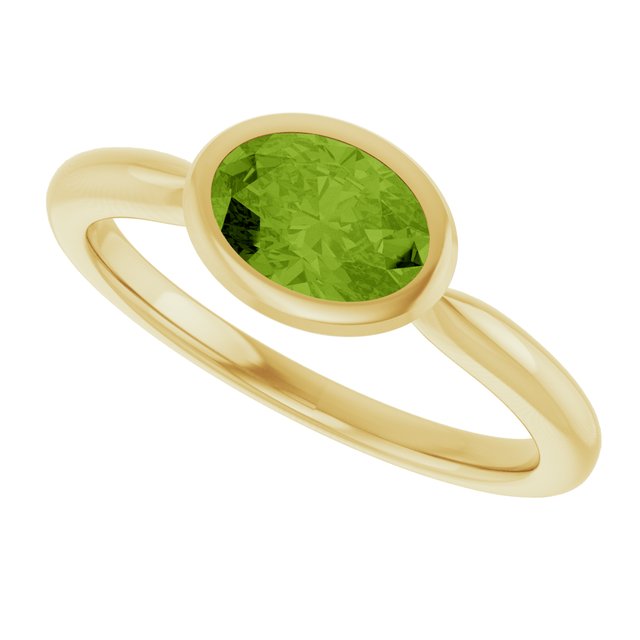 Natural Peridot | Oval | 7 x 5mm