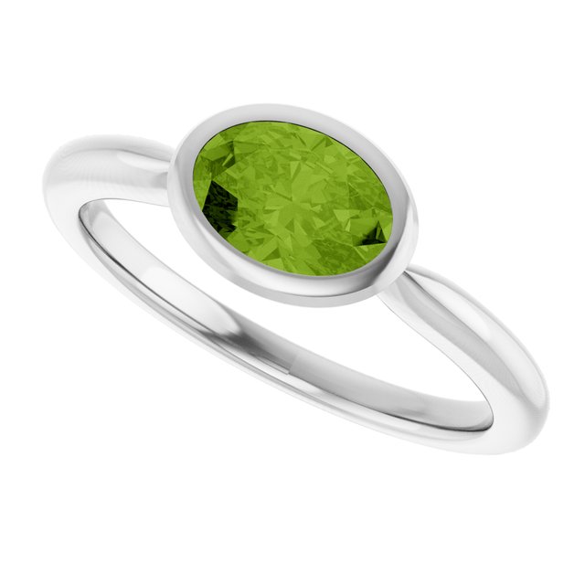 Natural Peridot | Oval | 7 x 5mm