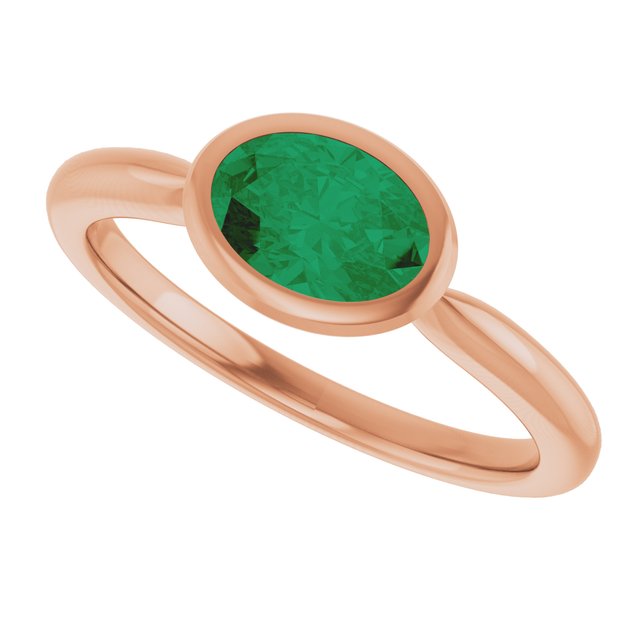 Lab-Grown Emerald | Oval | 7 x 5mm