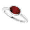 Natural Mozambique Garnet | Oval | 7 x 5mm