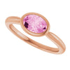 Lab-Grown Pink Sapphire | Oval | 7 x 5mm