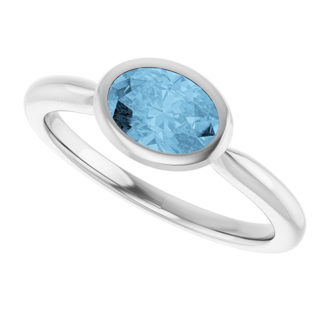 Natural Sky Blue Topaz | Oval | 7 x 5mm
