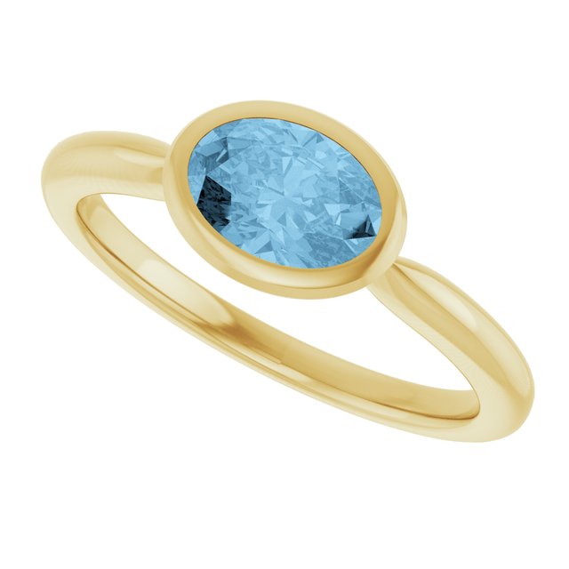 Natural Sky Blue Topaz | Oval | 7 x 5mm