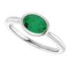 Lab-Grown Emerald | Oval | 7 x 5mm