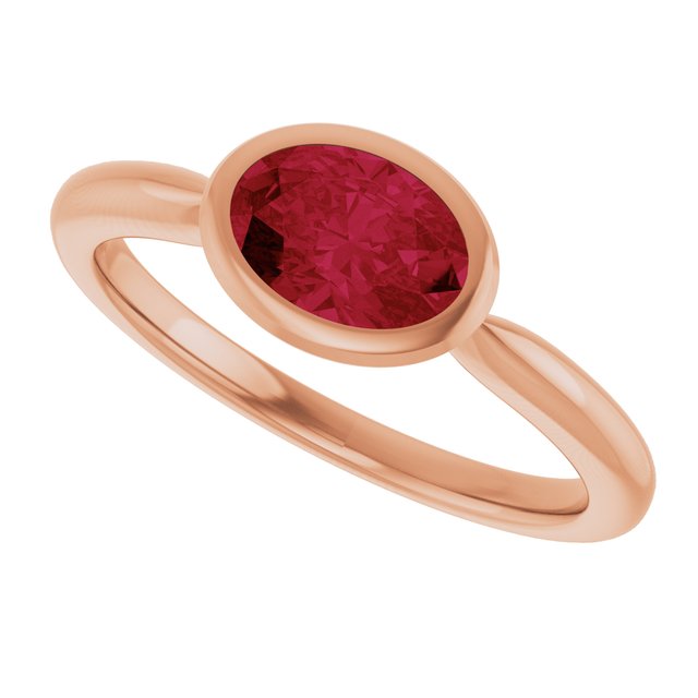 Lab-Grown Ruby | Oval | 7 x 5mm