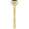 Lab-Grown Blue Sapphire | Oval | 7 x 5mm