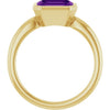 Natural Amethyst | Emerald | 8 x 6mm