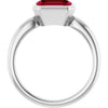 Lab-Grown Ruby | Emerald | 8 x 6mm