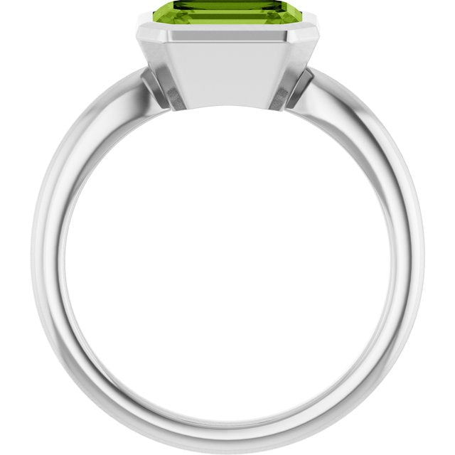 Natural Peridot | Emerald | 8 x 6mm