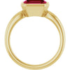 Lab-Grown Ruby | Emerald | 8 x 6mm