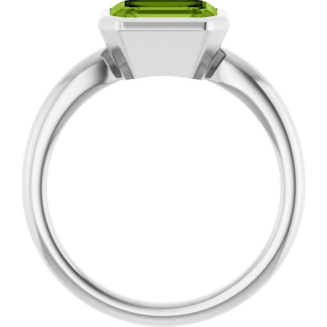 Natural Peridot | Emerald | 8 x 6mm
