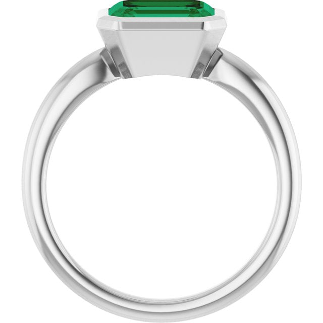 Lab-Grown Emerald | Emerald | 8 x 6mm