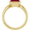 Lab-Grown Ruby | Emerald | 8 x 6mm