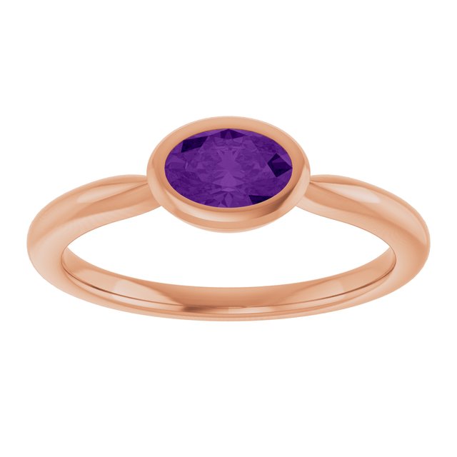 Natural Amethyst | Oval | 6 x 4mm