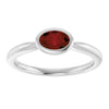 Natural Mozambique Garnet | Oval | 6 x 4mm