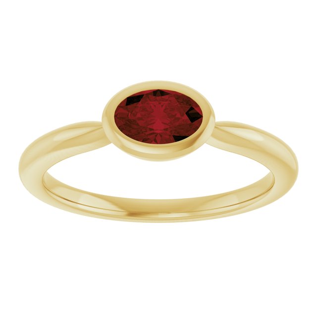 Natural Mozambique Garnet | Oval | 6 x 4mm