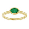 Lab-Grown Emerald | Oval | 6 x 4mm