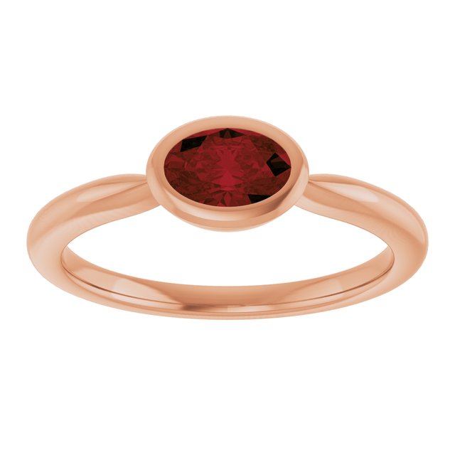 Natural Mozambique Garnet | Oval | 6 x 4mm