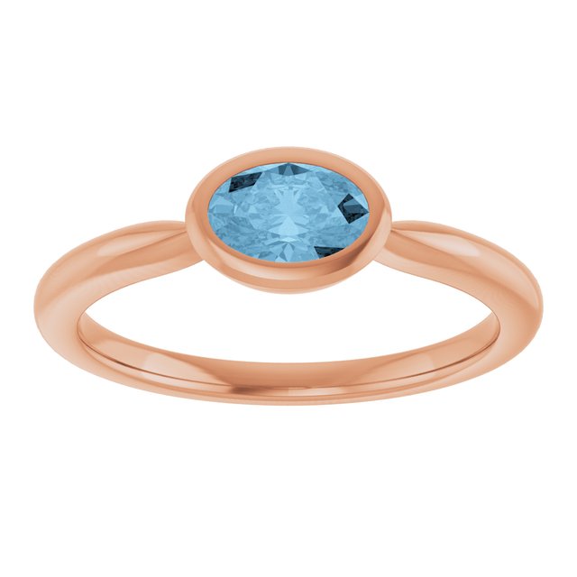 Natural Sky Blue Topaz | Oval | 6 x 4mm