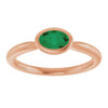 Lab-Grown Emerald | Oval | 6 x 4mm