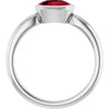 Lab-Grown Ruby | Oval | 7 x 5mm