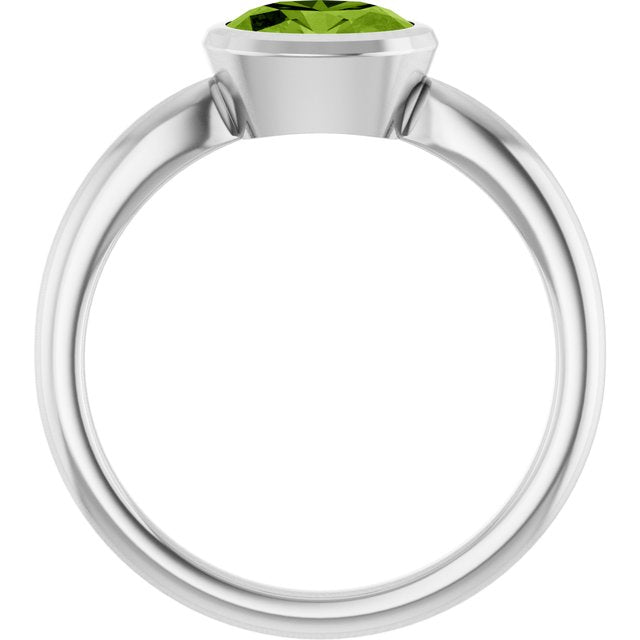 Natural Peridot | Oval | 7 x 5mm