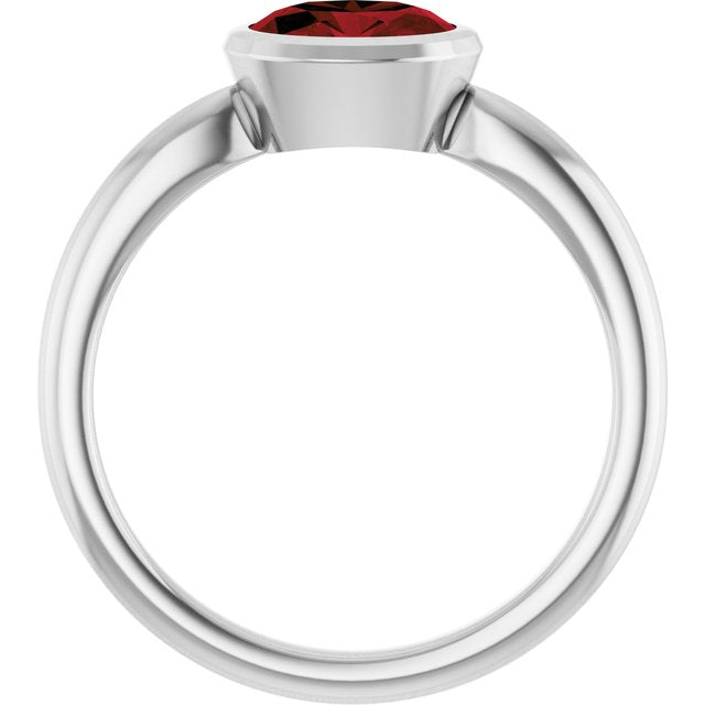 Natural Mozambique Garnet | Oval | 7 x 5mm