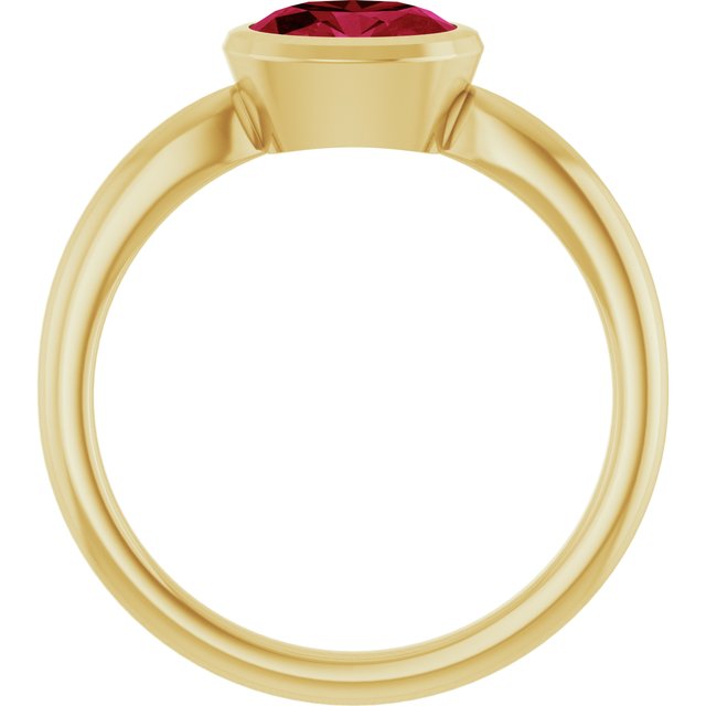 Lab-Grown Ruby | Oval | 7 x 5mm