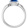 Lab-Grown Blue Sapphire | Oval | 7 x 5mm