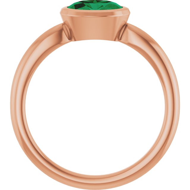 Lab-Grown Emerald | Oval | 7 x 5mm