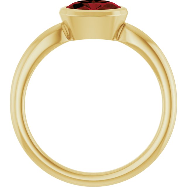 Natural Mozambique Garnet | Oval | 7 x 5mm