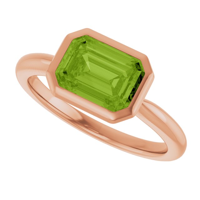 Natural Peridot | Emerald | 8 x 6mm