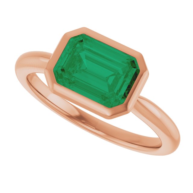 Lab-Grown Emerald | Emerald | 8 x 6mm