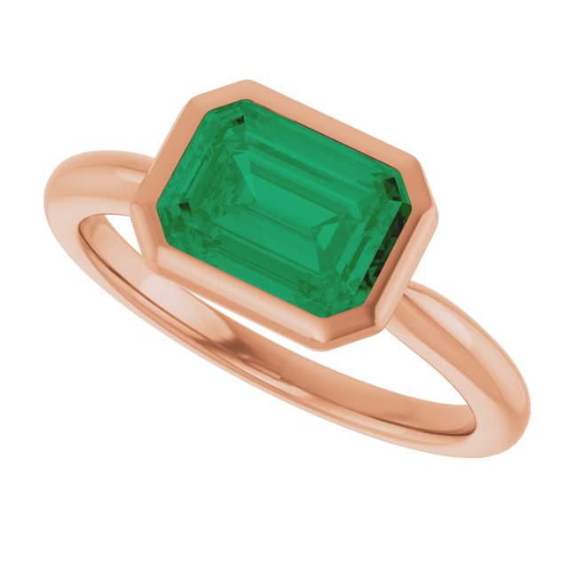 Lab-Grown Emerald | Emerald | 8 x 6mm