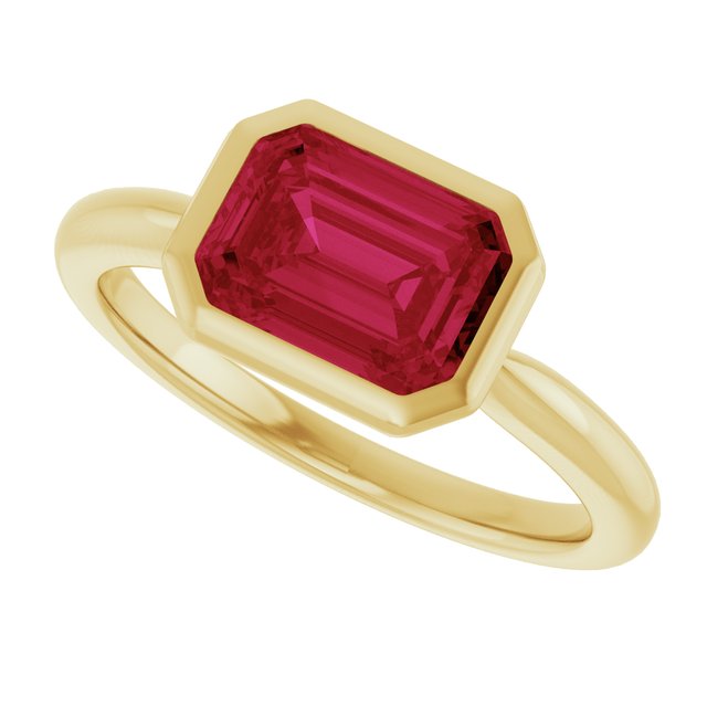 Lab-Grown Ruby | Emerald | 8 x 6mm
