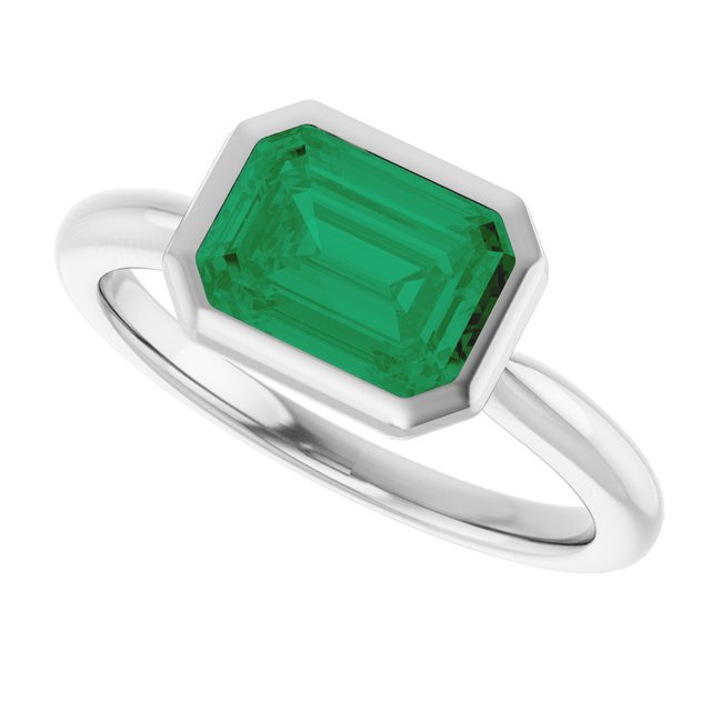 Lab-Grown Emerald | Emerald | 8 x 6mm
