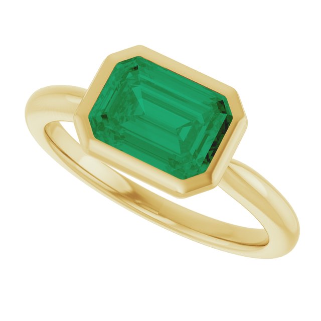 Lab-Grown Emerald | Emerald | 8 x 6mm