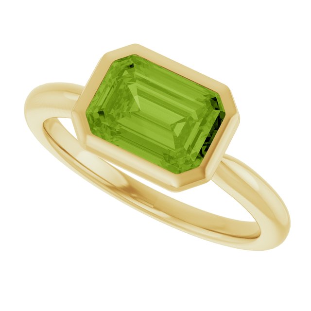 Natural Peridot | Emerald | 8 x 6mm