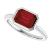 Natural Mozambique Garnet | Emerald | 8 x 6mm