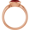Lab-Grown Ruby | Oval | 8 x 6mm