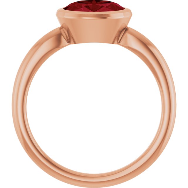Lab-Grown Ruby | Oval | 8 x 6mm