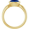 Lab-Grown Blue Sapphire | Oval | 8 x 6mm