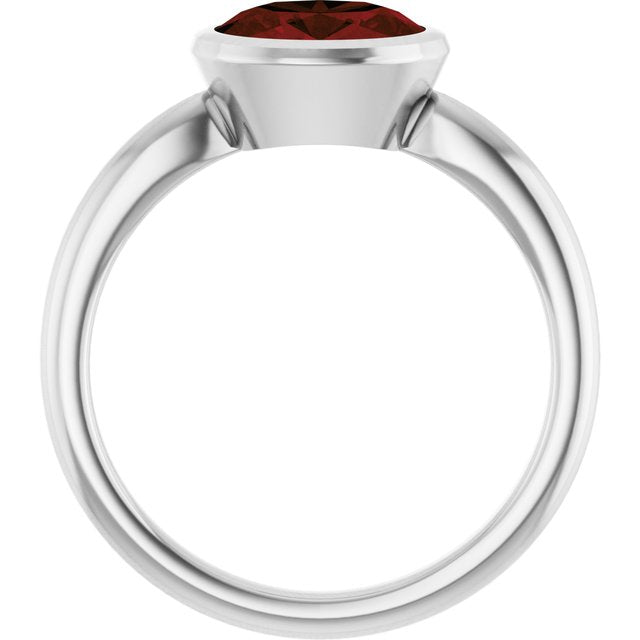Natural Mozambique Garnet | Oval | 8 x 6mm